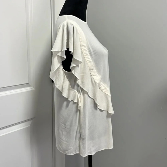 Express off white blouse size M - Picture 2 of 6
